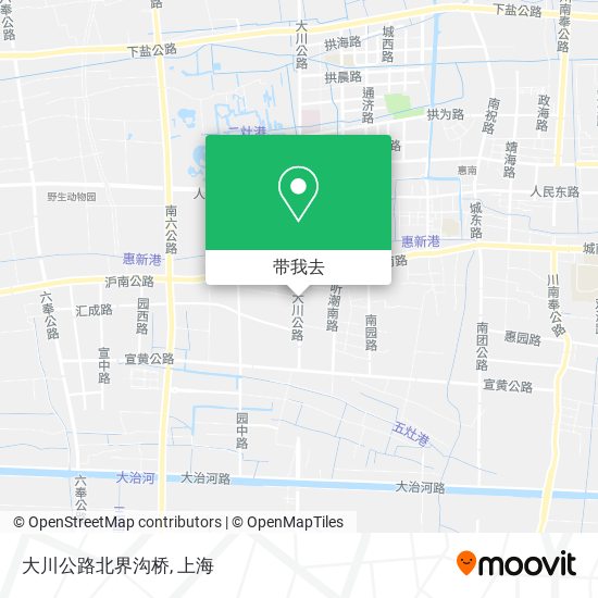 大川公路北界沟桥地图