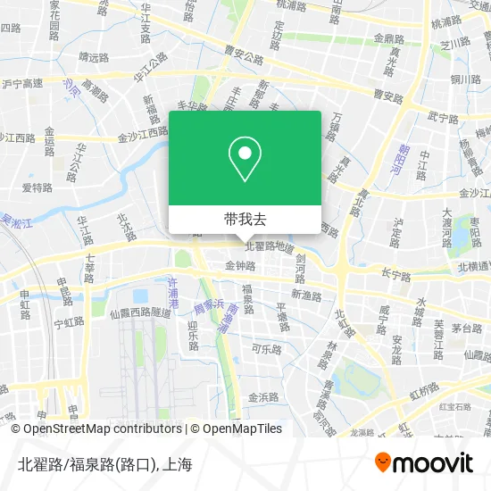 北翟路/福泉路(路口)地图