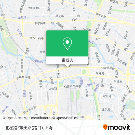 北翟路/东美路(路口)地图