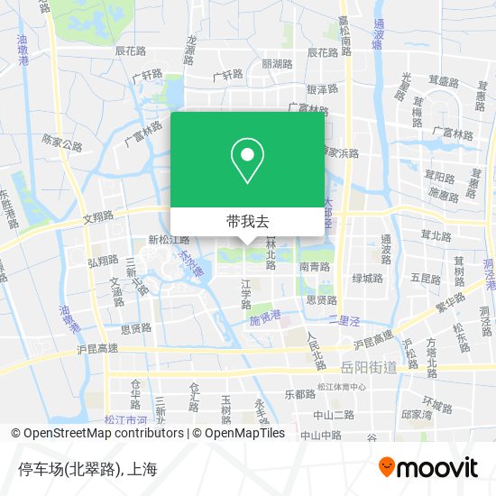 停车场(北翠路)地图