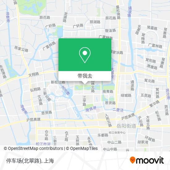停车场(北翠路)地图