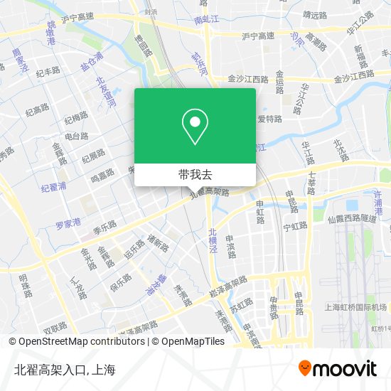 北翟高架入口地图