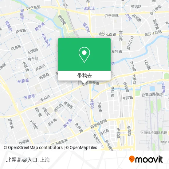 北翟高架入口地图