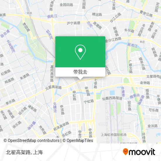 北翟高架路地图