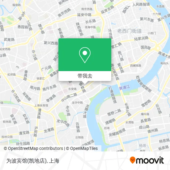 为波宾馆(凯地店)地图