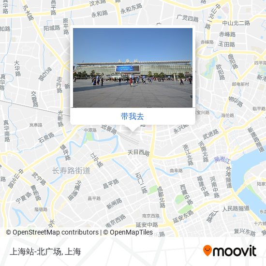 上海站-北广场地图