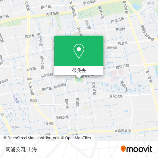 周浦公园地图
