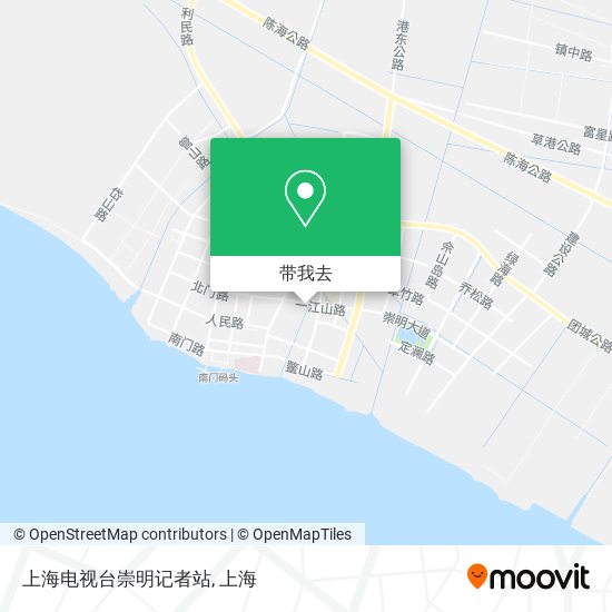 上海电视台崇明记者站地图