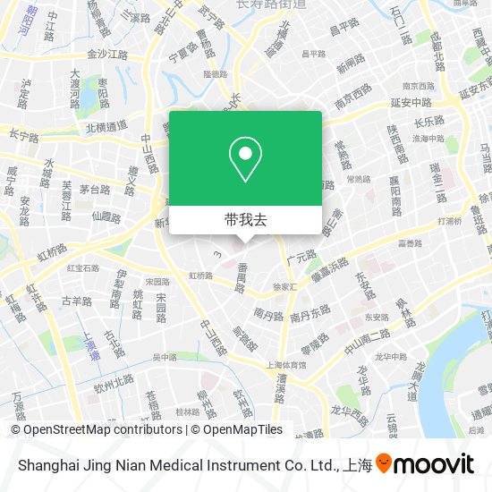 Shanghai Jing Nian Medical Instrument Co. Ltd.地图