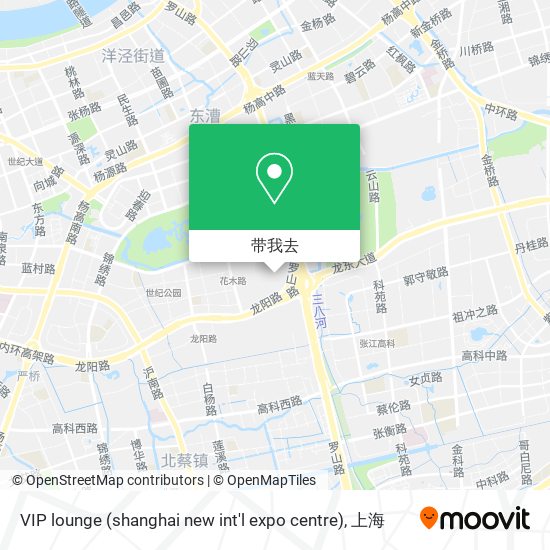 VIP lounge (shanghai new int'l expo centre)地图