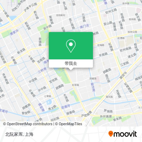 北阮家厍地图