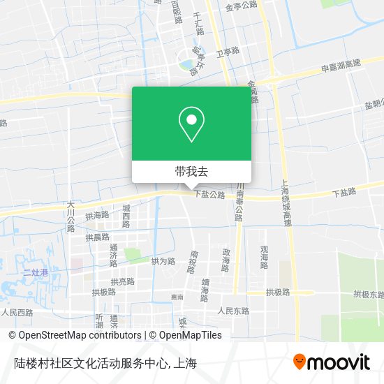 陆楼村社区文化活动服务中心地图