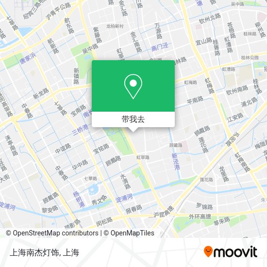 上海南杰灯饰地图