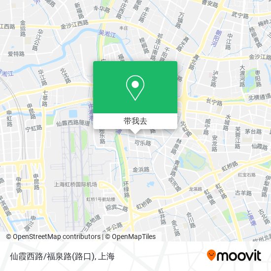 仙霞西路/福泉路(路口)地图