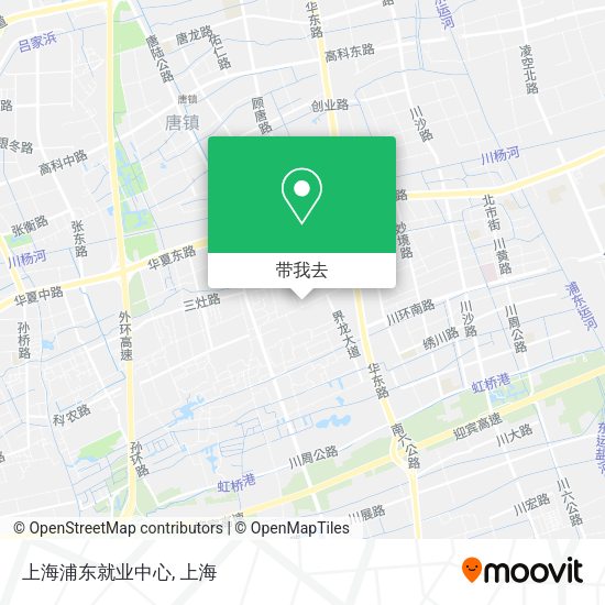 上海浦东就业中心地图