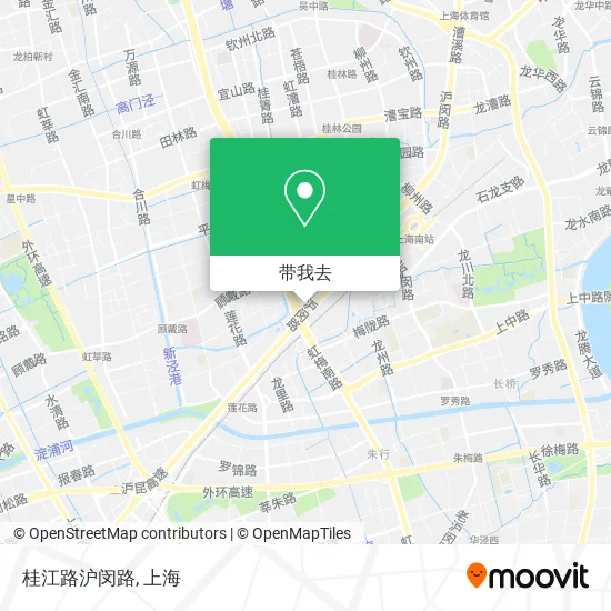 桂江路沪闵路地图