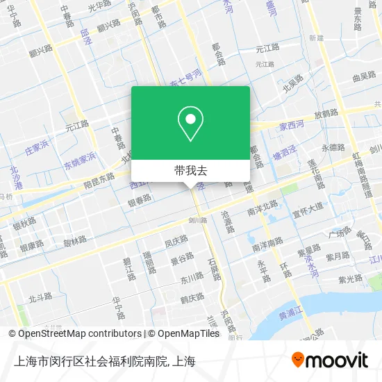 上海市闵行区社会福利院南院地图