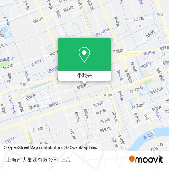 上海南大集团有限公司地图