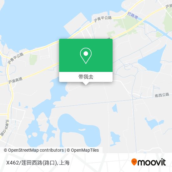 X462/莲田西路(路口)地图