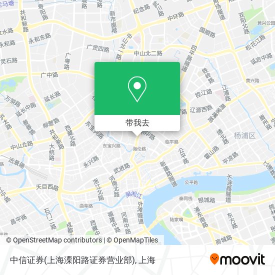 中信证券(上海溧阳路证券营业部)地图