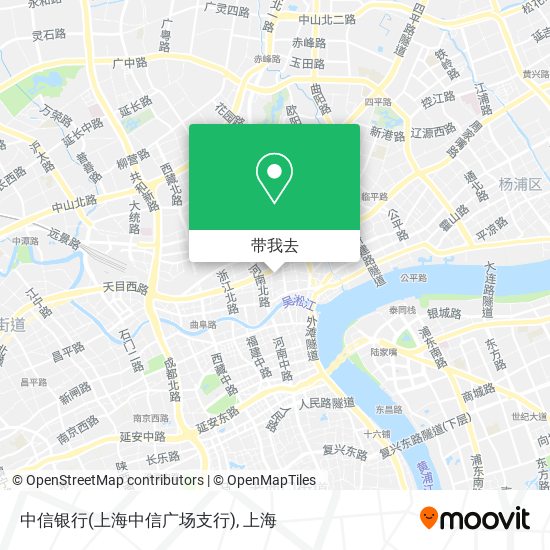 中信银行(上海中信广场支行)地图