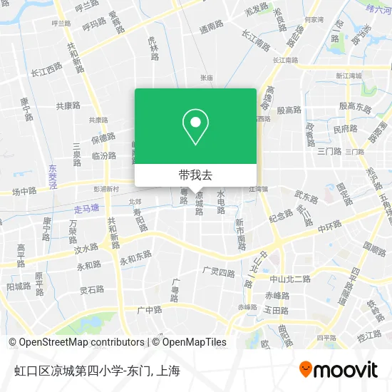 虹口区凉城第四小学-东门地图