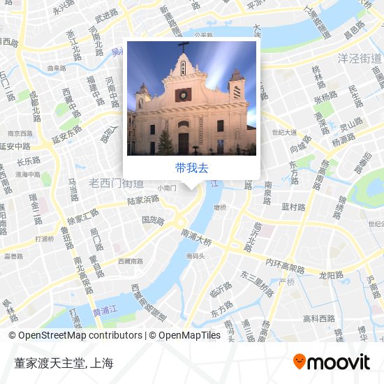 董家渡天主堂地图
