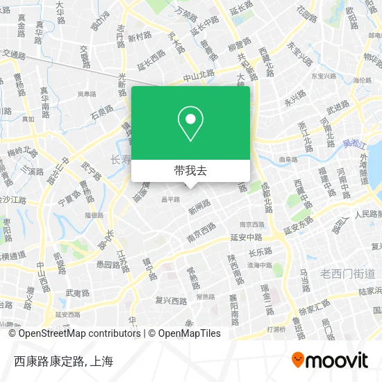 西康路康定路地图