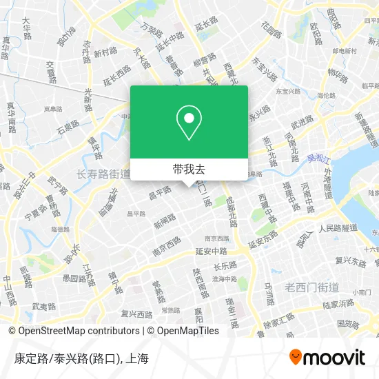 康定路/泰兴路(路口)地图