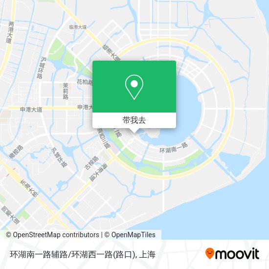 环湖南一路辅路/环湖西一路(路口)地图