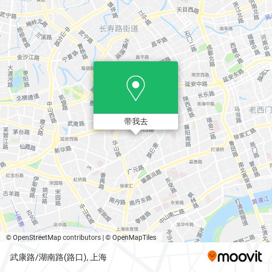 武康路/湖南路(路口)地图