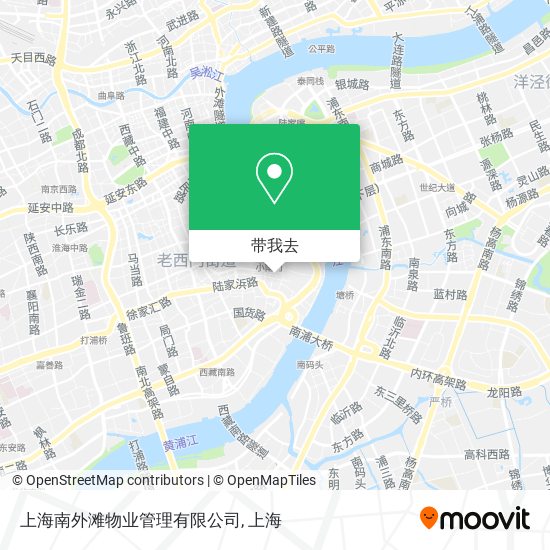 上海南外滩物业管理有限公司地图