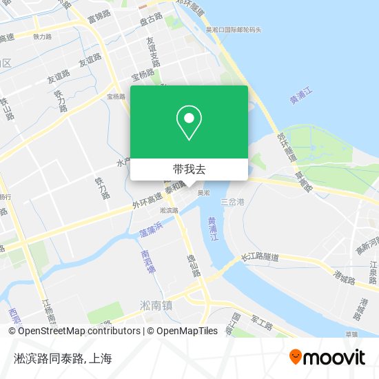 淞滨路同泰路地图