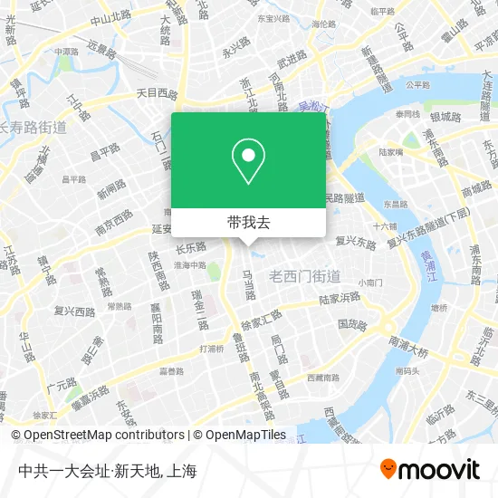 中共一大会址·新天地地图