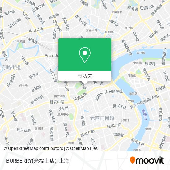 BURBERRY(来福士店)地图