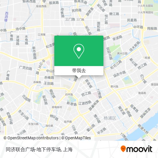 同济联合广场-地下停车场地图