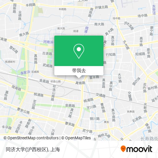 同济大学(沪西校区)地图
