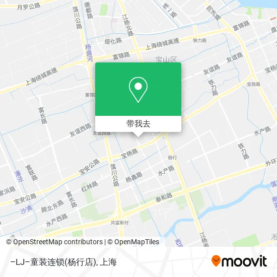 –LJ–童装连锁(杨行店)地图