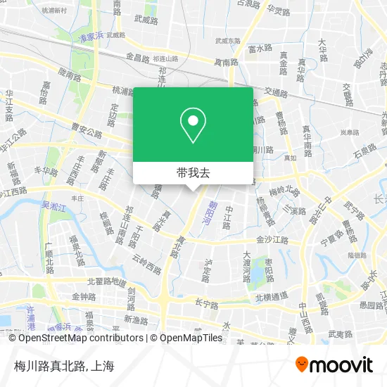 梅川路真北路地图