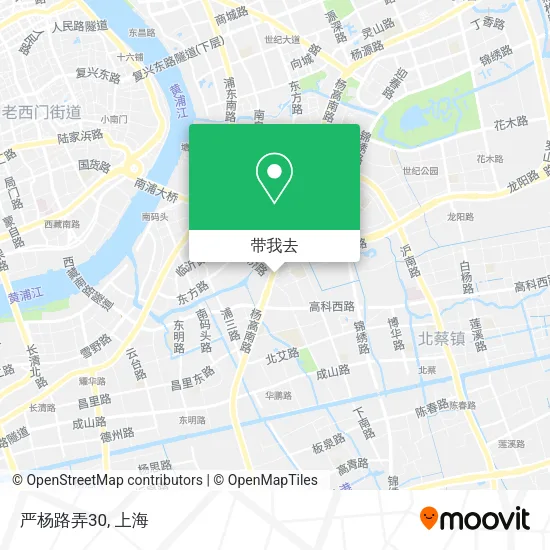严杨路弄30地图