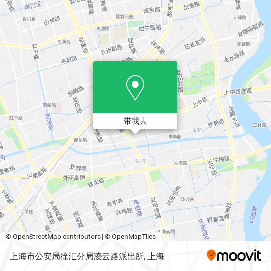上海市公安局徐汇分局凌云路派出所地图