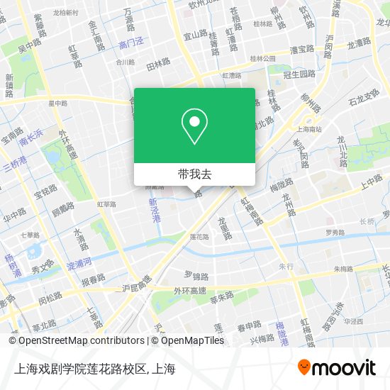 上海戏剧学院莲花路校区地图