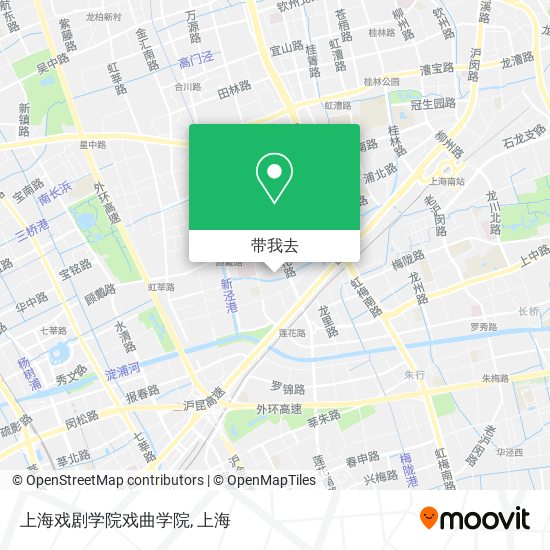 上海戏剧学院戏曲学院地图