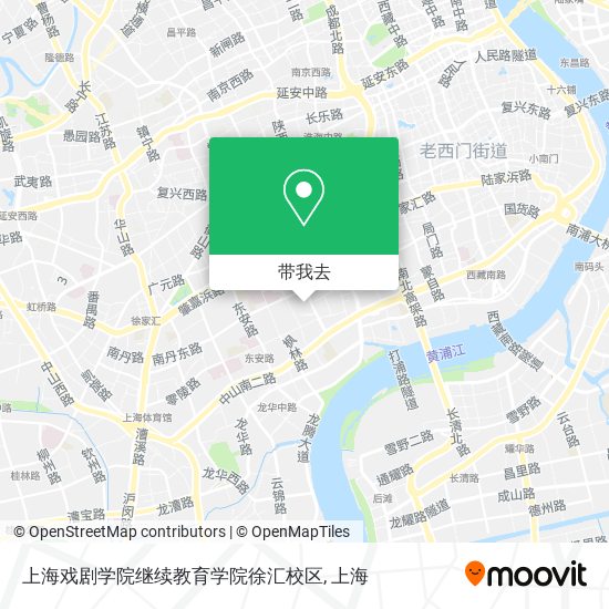 上海戏剧学院继续教育学院徐汇校区地图