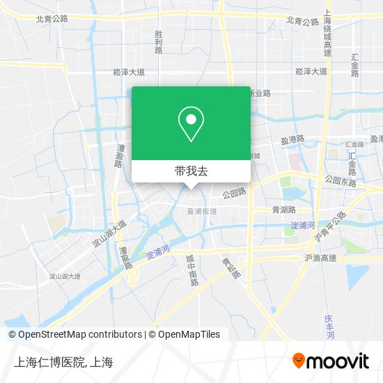 上海仁博医院地图