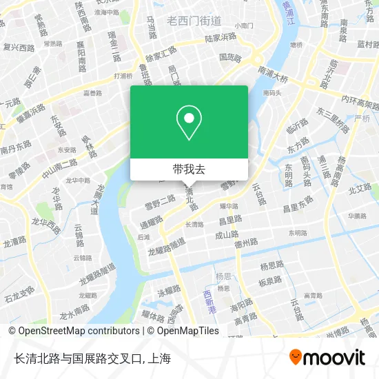 长清北路与国展路交叉口地图