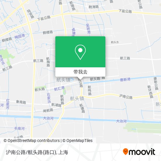 沪南公路/航头路(路口)地图