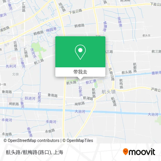 航头路/航梅路(路口)地图