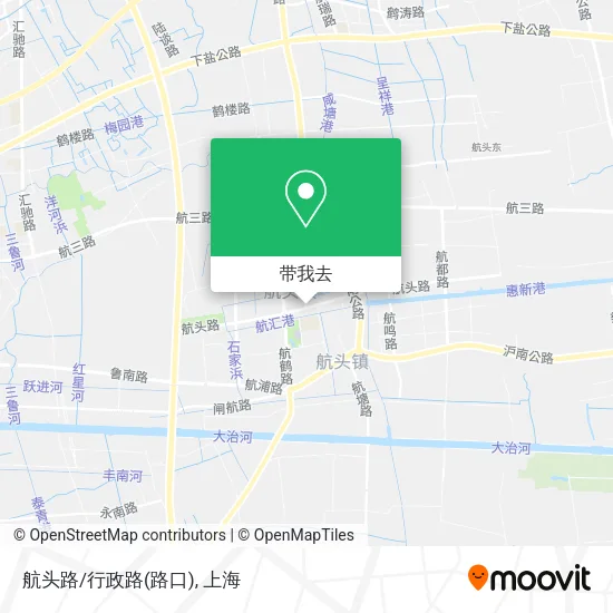 航头路/行政路(路口)地图