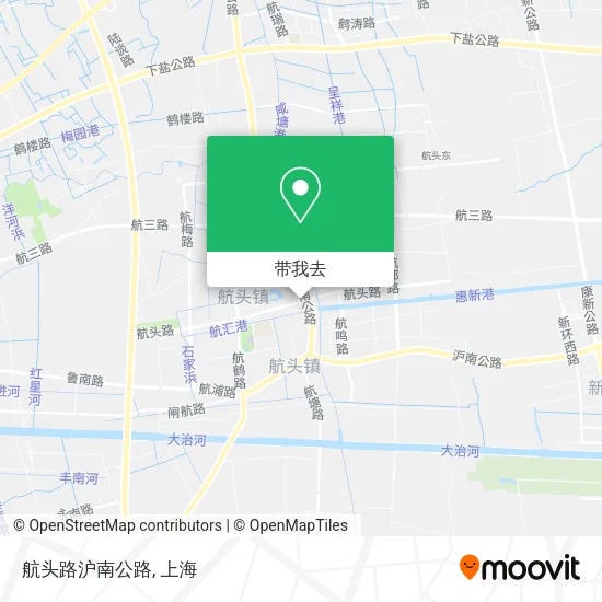 航头路沪南公路地图